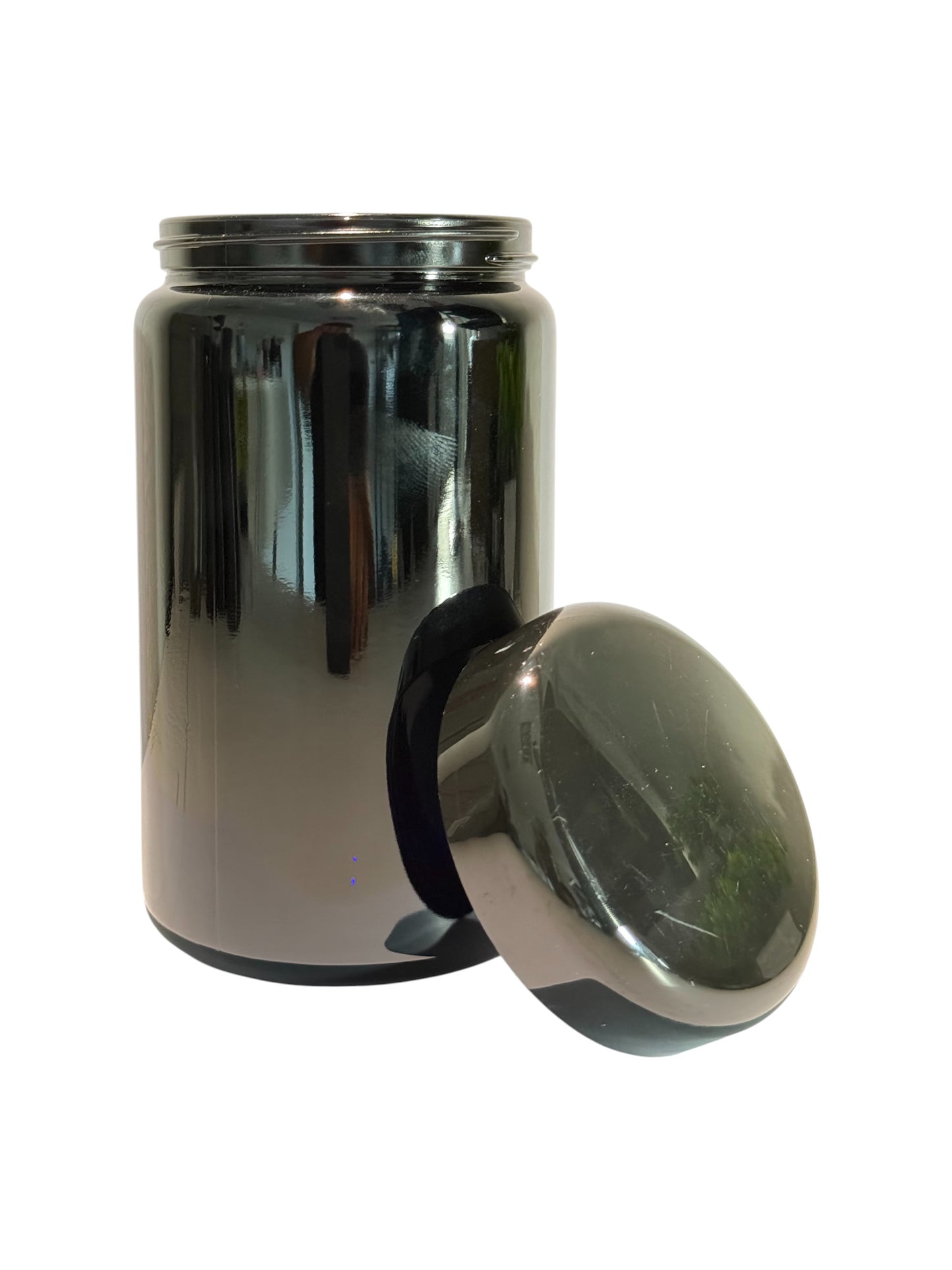 UV-Schutz Vorratsbehälter aus Glas 400 ml